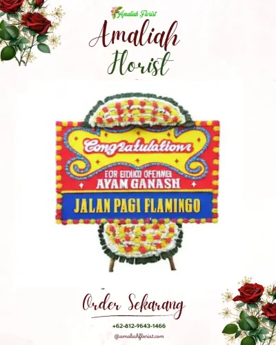 Bunga Papan Congratulation di Kaliwungu
